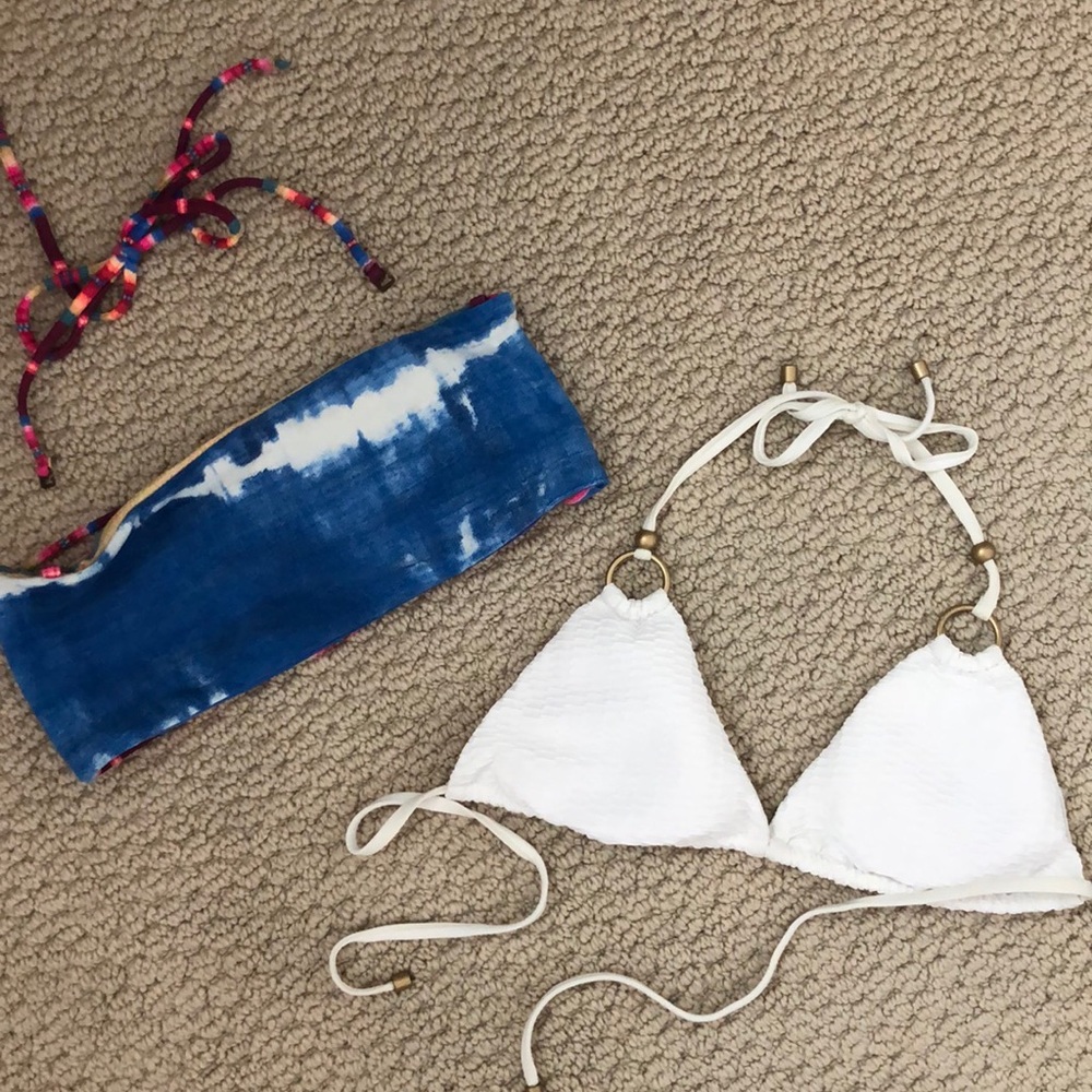 ONLY White Vitamin A Bikini Top